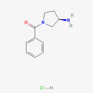 (R)-(3-Aminopyrrolidin-1-yl)(phenyl)methanone hydrochloride