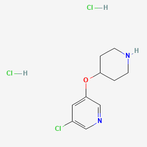 3-Chloro-5-(piperidin-4-yloxy)pyridine dihydrochloride