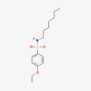 molecular formula C15H25NO3S B2748386 4-ethoxy-N-heptylbenzenesulfonamide CAS No. 448201-83-0