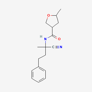 N-(2-Cyano-4-phenylbutan-2-yl)-5-methyloxolane-3-carboxamide