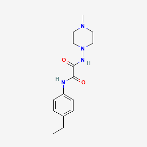 N1-(4-ethylphenyl)-N2-(4-methylpiperazin-1-yl)oxalamide