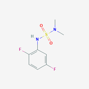 molecular formula C8H10F2N2O2S B2748418 N'-(2,5-difluorophenyl)-N,N-dimethylsulfamide CAS No. 866154-25-8
