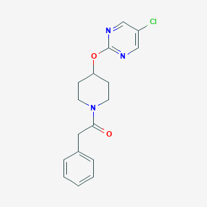 1-[4-(5-Chloropyrimidin-2-yl)oxypiperidin-1-yl]-2-phenylethanone