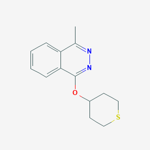 molecular formula C14H16N2OS B2748445 1-Methyl-4-(thian-4-yloxy)phthalazine CAS No. 2201319-18-6
