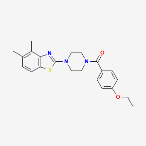 2-[4-(4-Ethoxybenzoyl)piperazin-1-yl]-4,5-dimethyl-1,3-benzothiazole