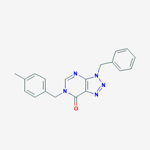 3-Benzyl-6-[(4-methylphenyl)methyl]triazolo[4,5-d]pyrimidin-7-one