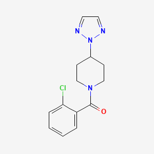 (4-(2H-1,2,3-triazol-2-yl)piperidin-1-yl)(2-chlorophenyl)methanone