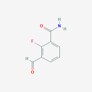 2-Fluoro-3-formylbenzamide