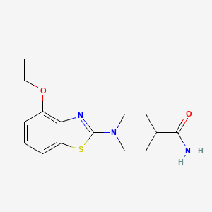 1-(4-Ethoxy-1,3-benzothiazol-2-yl)piperidine-4-carboxamide
