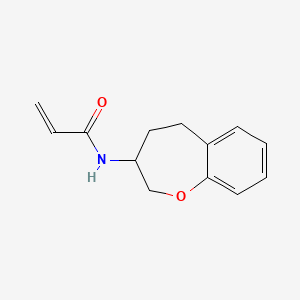 N-(2,3,4,5-Tetrahydro-1-benzoxepin-3-yl)prop-2-enamide