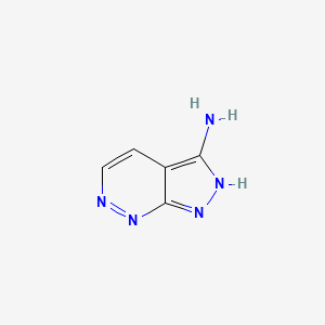 molecular formula C5H5N5 B2748594 1h-Pyrazolo[3,4-c]pyridazin-3-amine CAS No. 2125-94-2
