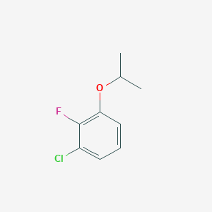 molecular formula C9H10ClFO B2748646 1-Chloro-2-fluoro-3-isopropoxybenzene CAS No. 1369791-02-5