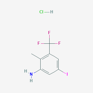 5-Iodo-2-methyl-3-(trifluoromethyl)aniline hydrochloride