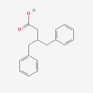 molecular formula C17H18O2 B2748718 3-Benzyl-4-phenylbutanoic acid CAS No. 93651-70-8