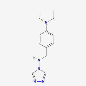 N-[4-(diethylamino)benzyl]-4H-1,2,4-triazol-4-amine