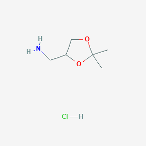 (2,2-Dimethyl-1,3-dioxolan-4-yl)methanamine hydrochloride