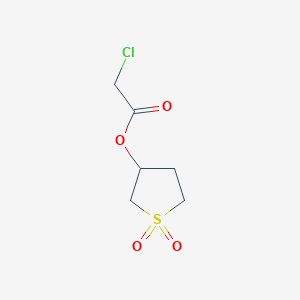 B2748732 1,1-Dioxidotetrahydrothien-3-yl chloroacetate CAS No. 869716-12-1