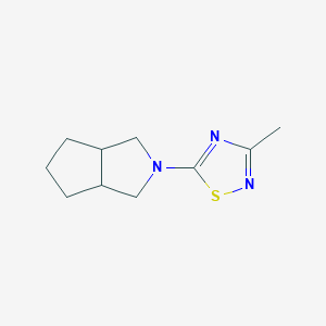 5-(hexahydrocyclopenta[c]pyrrol-2(1H)-yl)-3-methyl-1,2,4-thiadiazole