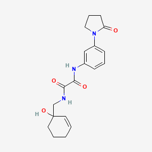 N'-[(1-hydroxycyclohex-2-en-1-yl)methyl]-N-[3-(2-oxopyrrolidin-1-yl)phenyl]ethanediamide