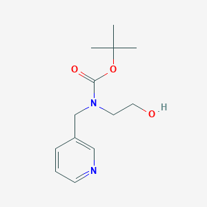 molecular formula C13H20N2O3 B2748780 t-Butyl (2-hydroxyethyl)(3-pyridylmethyl)carbamate CAS No. 155541-61-0