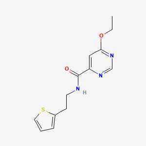 6-ethoxy-N-(2-(thiophen-2-yl)ethyl)pyrimidine-4-carboxamide