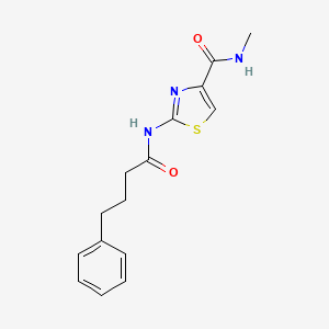 N-methyl-2-(4-phenylbutanamido)thiazole-4-carboxamide