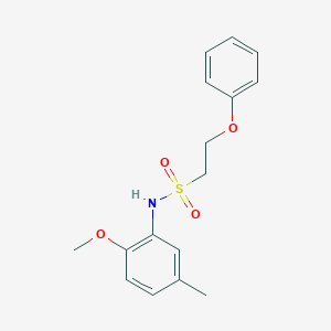 molecular formula C16H19NO4S B2748858 N-(2-甲氧基-5-甲基苯基)-2-苯氧基乙烷磺酰胺 CAS No. 1351650-61-7