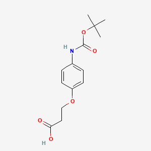 3-(4-tert-Butoxycarbonylaminophenoxy)propionic acid