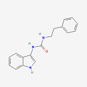 molecular formula C17H17N3O B2748933 1-(1H-吲哚-3-基)-3-苯乙基脲 CAS No. 941968-49-6