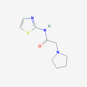2-(Pyrrolidin-1-YL)-N-(1,3-thiazol-2-YL)acetamide