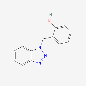 molecular formula C13H11N3O B2748977 2-Benzotriazol-1-ylmethyl-phenol CAS No. 132980-32-6