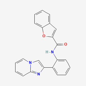 N-(2-(imidazo[1,2-a]pyridin-2-yl)phenyl)benzofuran-2-carboxamide