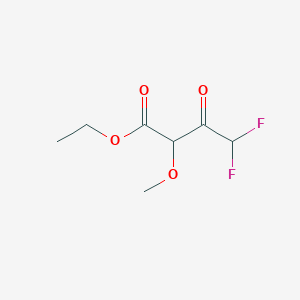 molecular formula C5H6F2O4 B2748986 Ethyl 4,4-Difluoro-2-methoxy-3-oxobutyrate CAS No. 840521-79-1