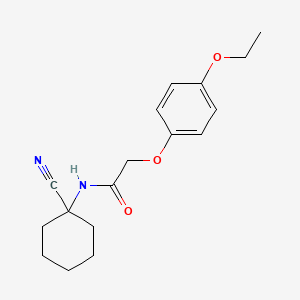 molecular formula C17H22N2O3 B2749066 N-(1-cyanocyclohexyl)-2-(4-ethoxyphenoxy)acetamide CAS No. 1111552-40-9