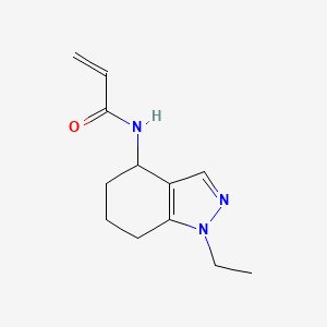 N-(1-Ethyl-4,5,6,7-tetrahydroindazol-4-yl)prop-2-enamide