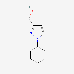 molecular formula C10H16N2O B2749103 (1-Cyclohexylpyrazol-3-yl)methanol CAS No. 1339332-70-5