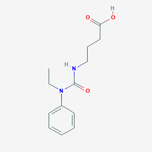 molecular formula C13H18N2O3 B2749135 4-[[Ethyl(phenyl)carbamoyl]amino]butanoic acid CAS No. 951946-24-0