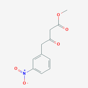 molecular formula C11H11NO5 B2749142 Methyl 4-(3-Nitrophenyl)-3-oxobutanoate CAS No. 1032507-14-4