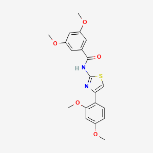 N-(4-(2,4-dimethoxyphenyl)thiazol-2-yl)-3,5-dimethoxybenzamide