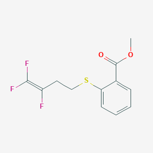 molecular formula C12H11F3O2S B2749188 甲基 2-(3,4,4-三氟丁-3-烯基)苯甲酸酯 CAS No. 338777-12-1