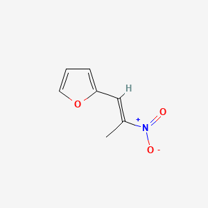 molecular formula C7H7NO3 B2749196 2-(2-硝基-1-丙烯基)呋喃 CAS No. 134538-48-0