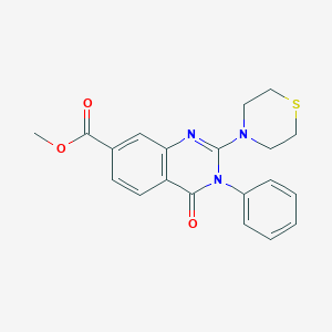 N-phenyl-3-(2-pyrrolidin-1-ylpyrimidin-5-yl)benzamide