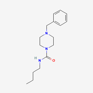 molecular formula C16H25N3O B2749212 N-丁基(4-苄基哌嗪基)甲酰胺 CAS No. 118133-23-6