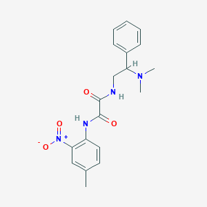 molecular formula C19H22N4O4 B2749220 N1-(2-(dimethylamino)-2-phenylethyl)-N2-(4-methyl-2-nitrophenyl)oxalamide CAS No. 942011-82-7