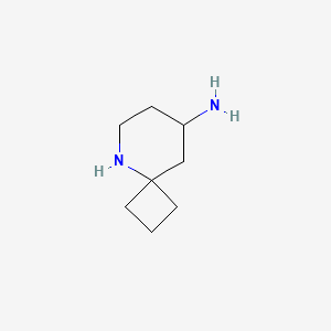 molecular formula C8H16N2 B2749234 5-Azaspiro[3.5]nonan-8-amine CAS No. 929971-77-7