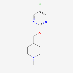 5-Chloro-2-[(1-methylpiperidin-4-yl)methoxy]pyrimidine