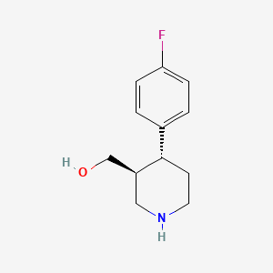 ((3S,4R)-4-(4-fluorophenyl)piperidin-3-yl)methanol