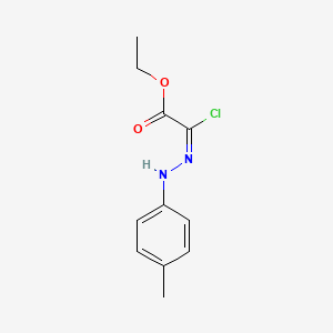molecular formula C11H13ClN2O2 B2749277 ethyl (2E)-chloro[(4-methylphenyl)hydrazono]acetate CAS No. 27171-88-6