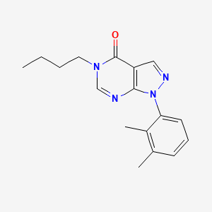 5-Butyl-1-(2,3-dimethylphenyl)pyrazolo[3,4-d]pyrimidin-4-one