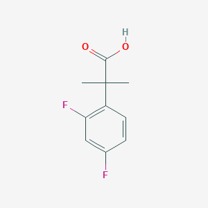 molecular formula C10H10F2O2 B2749315 2-(2,4-Difluorophenyl)-2-methylpropanoic acid CAS No. 920501-67-3